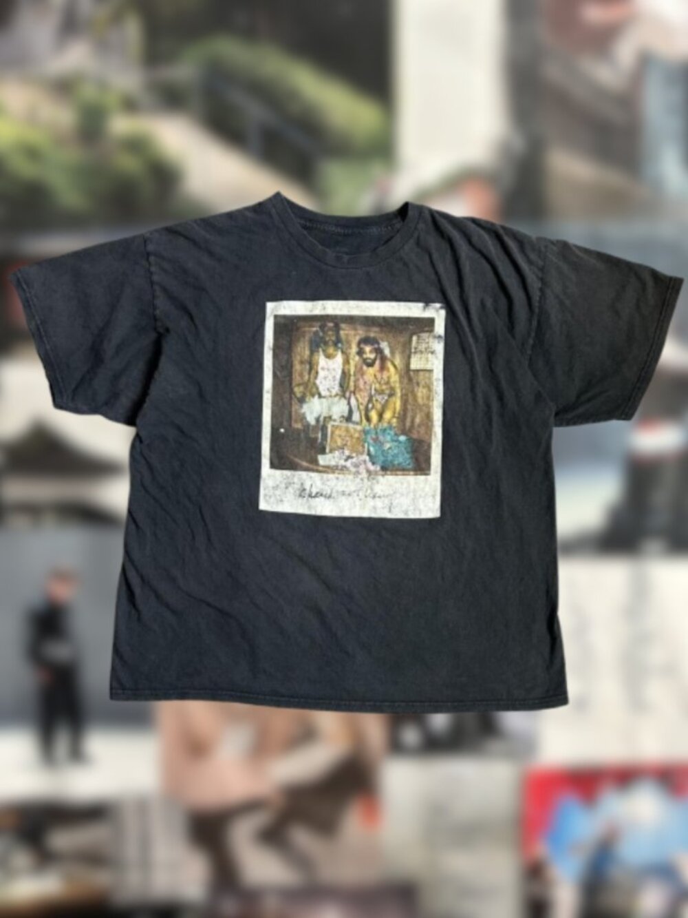Polaroid Men's Black T-shirt
